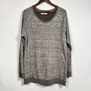 Maurices 2X embellished gray long sleeve shirt